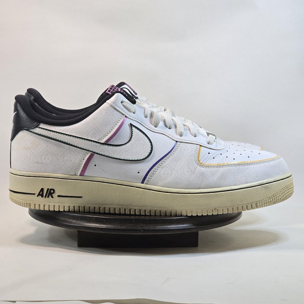 Nike Air Force 1 Low Shoes Mens Size 14 Día de Muertos CT1138-102